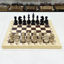 Шахматы деревянные гроссмейстерские с турнирными фигурами без утяжеления — hichess.ru - шахматы, нарды, настольные игры