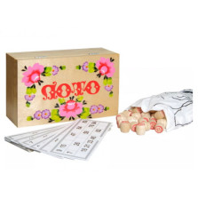 Русское Лото Роспись в деревянном боксе — hichess.ru - шахматы, нарды, настольные игры