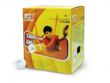 DOUBLE FISH 1* 100 мячей в упаковке, белые — hichess.ru - шахматы, нарды, настольные игры