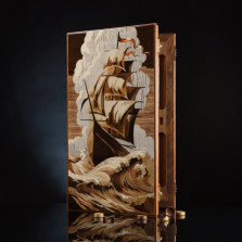 Нарды Летучий Голландец, мастерская Кадун — hichess.ru - шахматы, нарды, настольные игры