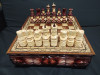 Шахматы в ларце ручной работы Крепость фото 1 — hichess.ru - шахматы, нарды, настольные игры