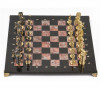 Шахматы "Камелот" из креноида и змеевика 40х40 см фото 2 — hichess.ru - шахматы, нарды, настольные игры