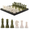 Шахматы из мрамора и змеевика 40х40 см фото 1 — hichess.ru - шахматы, нарды, настольные игры