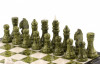 Шахматы из мрамора и змеевика 40х40 см фото 4 — hichess.ru - шахматы, нарды, настольные игры