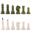 Шахматы из мрамора и змеевика 40х40 см фото 6 — hichess.ru - шахматы, нарды, настольные игры