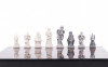 Шахматы "Средневековье" из лемезита и змеевика 40х40 см фото 5 — hichess.ru - шахматы, нарды, настольные игры