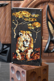 Нарды Савана «Лев» (Классика) — hichess.ru - шахматы, нарды, настольные игры