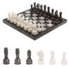 Шахматы каменные Классические из мрамора и змеевика 40 см фото 1 — hichess.ru - шахматы, нарды, настольные игры