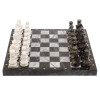 Шахматы каменные Классические из мрамора и змеевика 40 см фото 2 — hichess.ru - шахматы, нарды, настольные игры