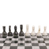 Шахматы каменные Классические из мрамора и змеевика 40 см фото 3 — hichess.ru - шахматы, нарды, настольные игры