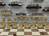 Шахматный стол подарочный из американского ореха с фигурами из композита фото 5 — hichess.ru - шахматы, нарды, настольные игры