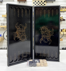 Нарды Викинг 53см — hichess.ru - шахматы, нарды, настольные игры