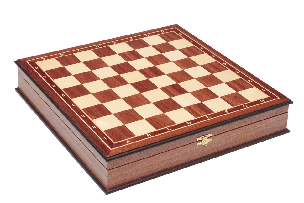 Шахматный ларец без фигур Махагон 4 фото 1 — hichess.ru - шахматы, нарды, настольные игры