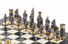 Шахматы "Камелот" мрамор змеевик 40х40 см фото 4 — hichess.ru - шахматы, нарды, настольные игры