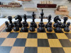 Шахматы подарочные с утяжеленными фигурами из бука на доске из дуба 45 на 45 см большие фото 2 — hichess.ru - шахматы, нарды, настольные игры