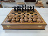 Шахматы подарочные с утяжеленными фигурами из бука на доске из дуба 45 на 45 см большие фото 1 — hichess.ru - шахматы, нарды, настольные игры