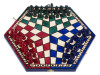 Шахматы на троих цветные большие фото 1 — hichess.ru - шахматы, нарды, настольные игры