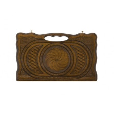 Нарды резные &quot;Бесконечность&quot; с ручкой 30, Haleyan — hichess.ru - шахматы, нарды, настольные игры