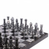 Шахматы "Классические" из мрамора и змеевика 44х44 см фото 3 — hichess.ru - шахматы, нарды, настольные игры
