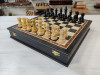 Шахматы деревянные в подарочном ларце из мореного дуба с утяжеленными фигурами из самшита Гамбит фото 4 — hichess.ru - шахматы, нарды, настольные игры