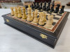 Шахматы деревянные в подарочном ларце из мореного дуба с утяжеленными фигурами из самшита Гамбит фото 5 — hichess.ru - шахматы, нарды, настольные игры