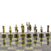 Шахматы каменные Лучники змеевик 28 см фото 4 — hichess.ru - шахматы, нарды, настольные игры