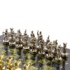 Шахматы каменные Лучники змеевик 28 см фото 5 — hichess.ru - шахматы, нарды, настольные игры