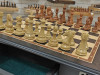 Шахматный стол подарочный из мореного дуба с фигурами композит фото 4 — hichess.ru - шахматы, нарды, настольные игры