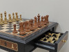 Шахматный стол подарочный из мореного дуба с фигурами композит фото 7 — hichess.ru - шахматы, нарды, настольные игры