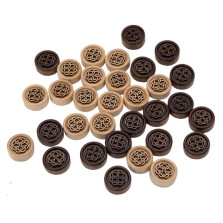 Фишки резные &quot;Узор 2&quot;, Mirzoyan — hichess.ru - шахматы, нарды, настольные игры