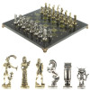 Шахматы подарочные Минотавр 36 на 36 см змеевик фото 1 — hichess.ru - шахматы, нарды, настольные игры