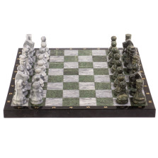 Шахматы нарды шашки каменные Герб РФ мрамор змеевик — hichess.ru - шахматы, нарды, настольные игры