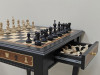 Шахматный стол подарочный из мореного дуба с фигурами из граба фото 7 — hichess.ru - шахматы, нарды, настольные игры