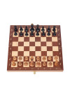 Шахматы подарочные Интарсия темные Люкс с фигурами Стаунтон из бука фото 2 — hichess.ru - шахматы, нарды, настольные игры