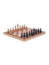 Шахматы подарочные Интарсия темные Люкс с фигурами Стаунтон из бука фото 5 — hichess.ru - шахматы, нарды, настольные игры
