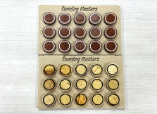 Фишки для нард Карельская береза Махагон 30 мм — hichess.ru - шахматы, нарды, настольные игры