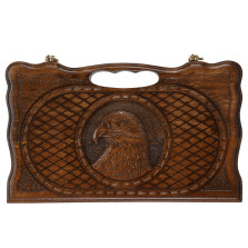 Нарды резные Орел&quot; с ручкой 30, Haleyan&quot; — hichess.ru - шахматы, нарды, настольные игры