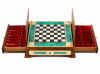 Шахматы "Царские" с малахитом фото 3 — hichess.ru - шахматы, нарды, настольные игры