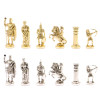 Шахматы каменные с металлическими фигурами Лучники 44 см мрамор змеевик фото 4 — hichess.ru - шахматы, нарды, настольные игры