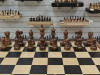 Шахматный стол подарочный из мореного дуба с фигурами из самшита и палисандра фото 4 — hichess.ru - шахматы, нарды, настольные игры