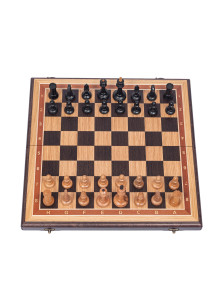 Шахматы подарочные из дуба с фигурами из бука Люкс (2) — hichess.ru - шахматы, нарды, настольные игры