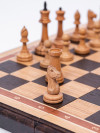 Шахматы подарочные из дуба с фигурами из бука Люкс (2) фото 4 — hichess.ru - шахматы, нарды, настольные игры