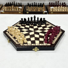 Шахматы на троих малые — hichess.ru - шахматы, нарды, настольные игры