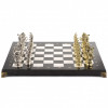 Шахматы "Крестоносцы" 44х44 см из мрамора фото 2 — hichess.ru - шахматы, нарды, настольные игры