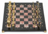 Шахматы подарочные "Викинги" с бронзовыми фигурами 40х40 см фото 2 — hichess.ru - шахматы, нарды, настольные игры