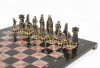 Шахматы подарочные "Викинги" с бронзовыми фигурами 40х40 см фото 4 — hichess.ru - шахматы, нарды, настольные игры