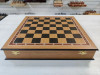 Шахматный ларец без фигур деревянный классический из дуба средний фото 1 — hichess.ru - шахматы, нарды, настольные игры