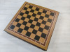 Шахматный ларец без фигур деревянный классический из дуба средний фото 5 — hichess.ru - шахматы, нарды, настольные игры