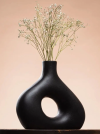 Ваза керамическая для сухоцветов декор 20 см черная фото 2 — hichess.ru - шахматы, нарды, настольные игры
