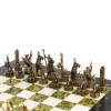 Шахматы каменные Греческие Воины 36 см мрамор змеевик фото 5 — hichess.ru - шахматы, нарды, настольные игры